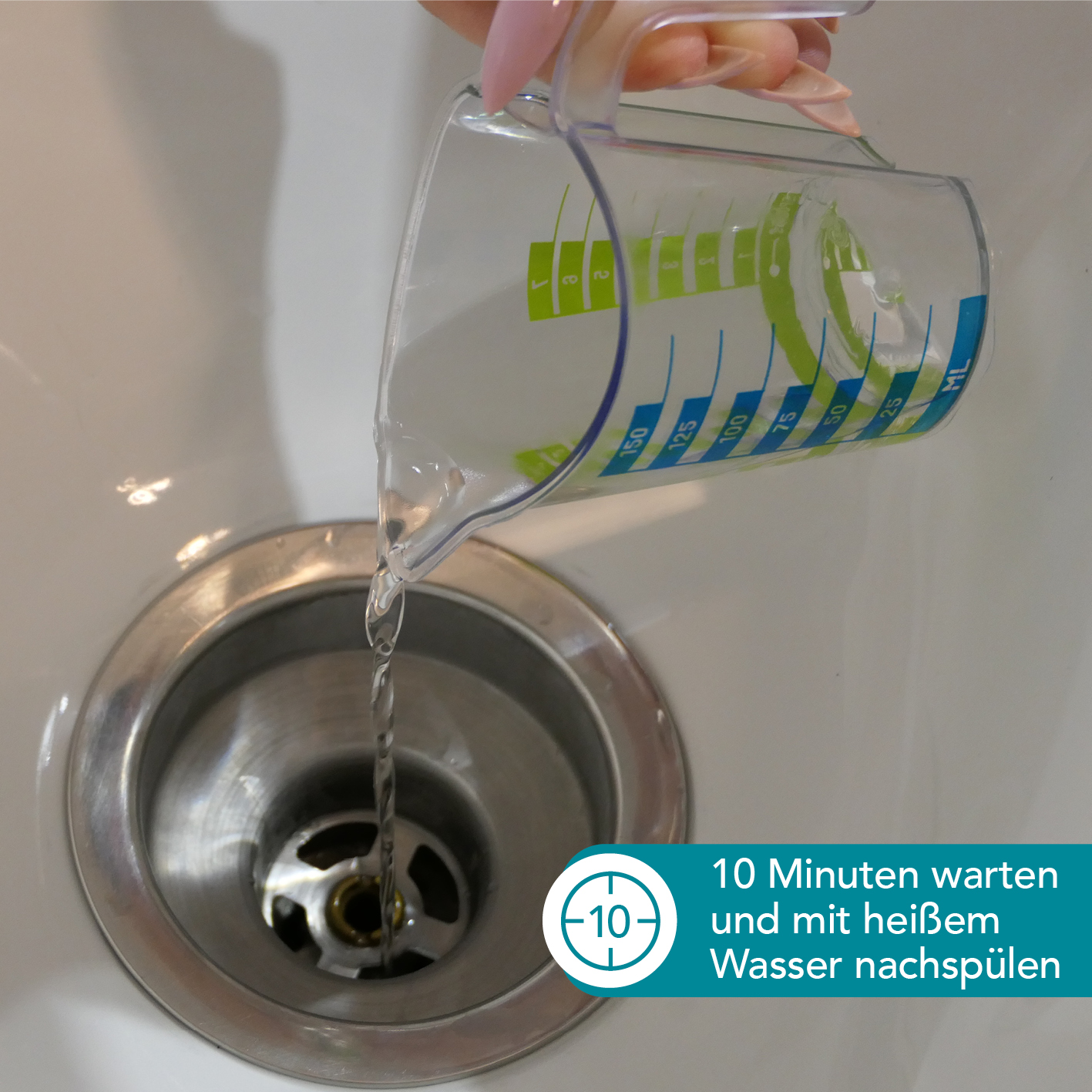 ABFLUSS FREI Professional Salon Abflussreiniger – Bild 5
