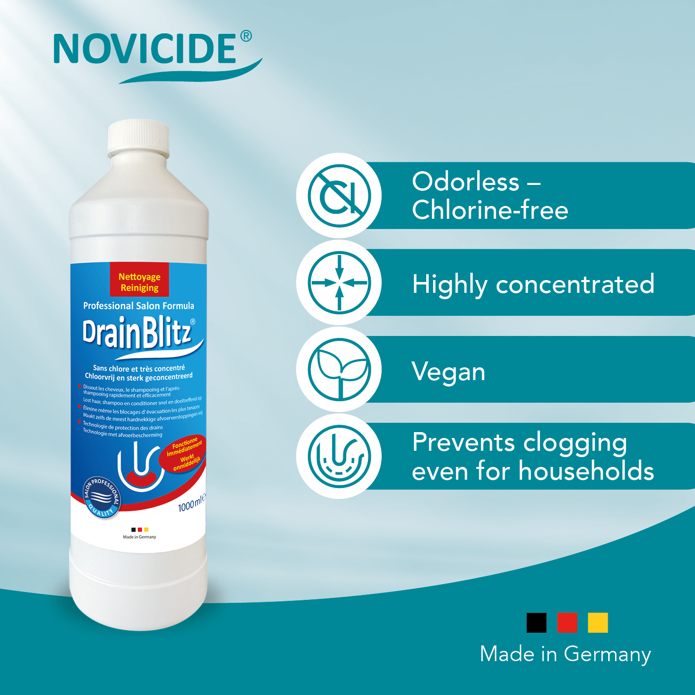 DRAIN BLITZ Professional Salon Drain Cleaner - Image 2
