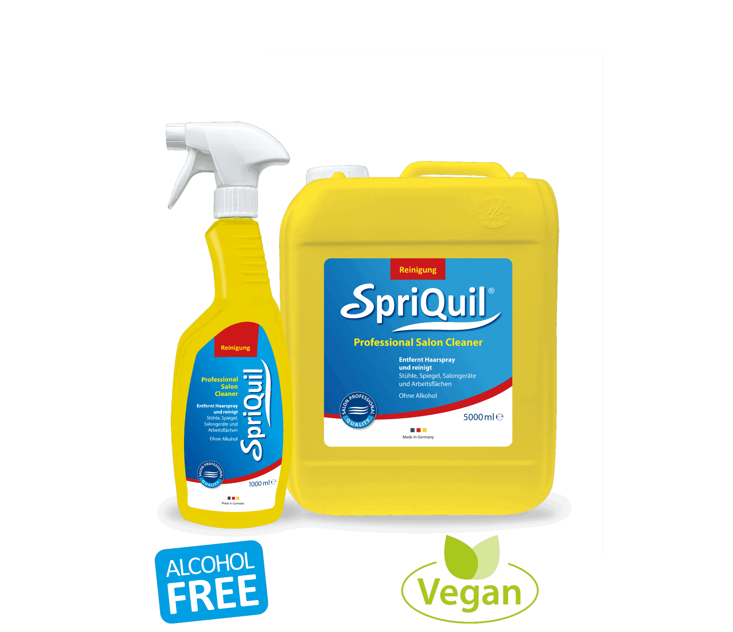 SPRIQUIL Professional Salon Cleaner „The Hair Spray Killer“