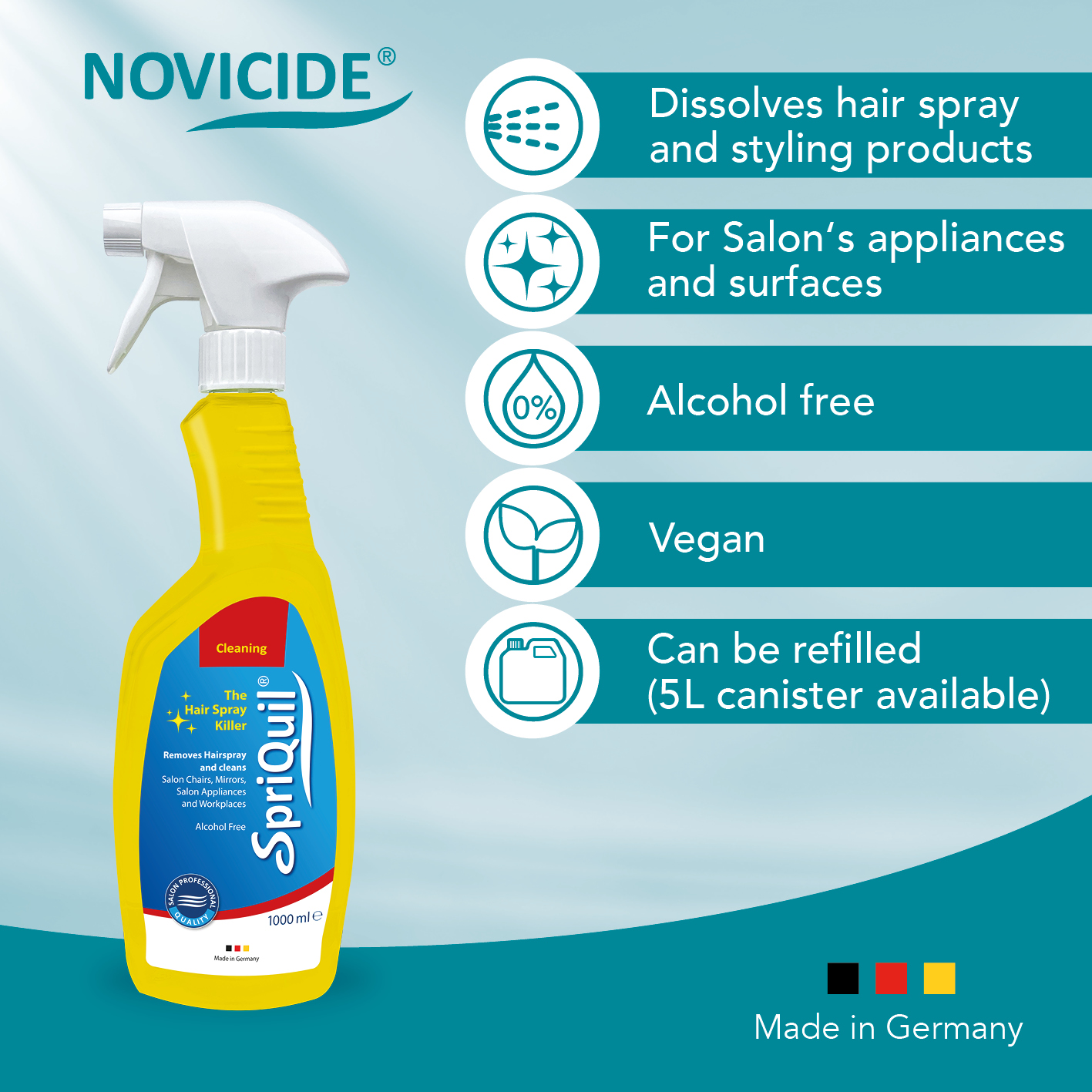 SPRIQUIL – Professional Salon Cleaner “The Hair Spray Killer“ - Image 2